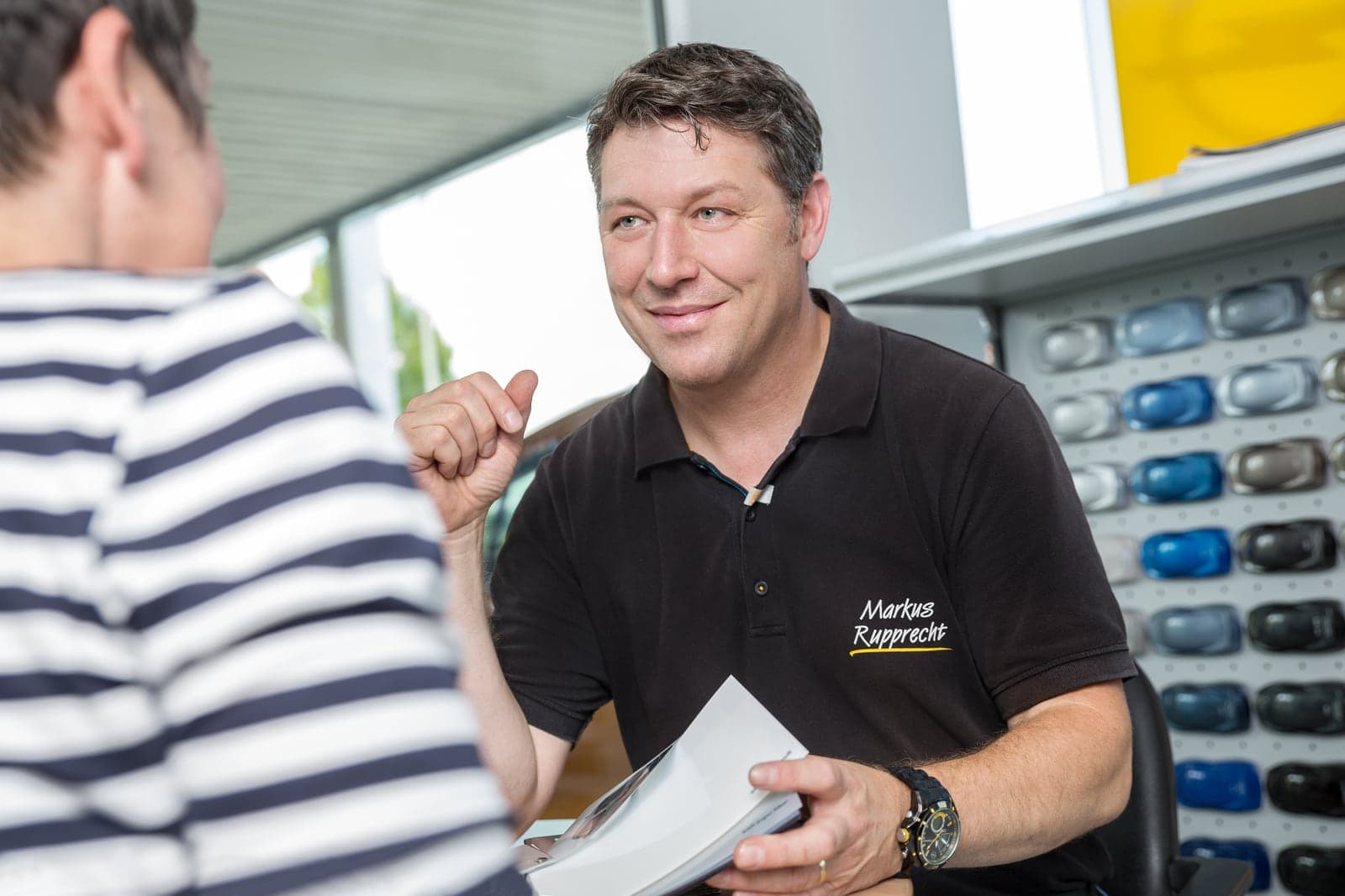 Markus Rupprecht im persönlichen Beratungsgespräch